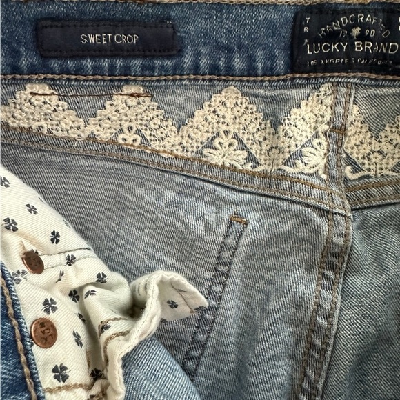 LUCKY BRAND  Orta Premium Sweet Crop Capri Jeans Size 0/25 - Picture 16 of 16